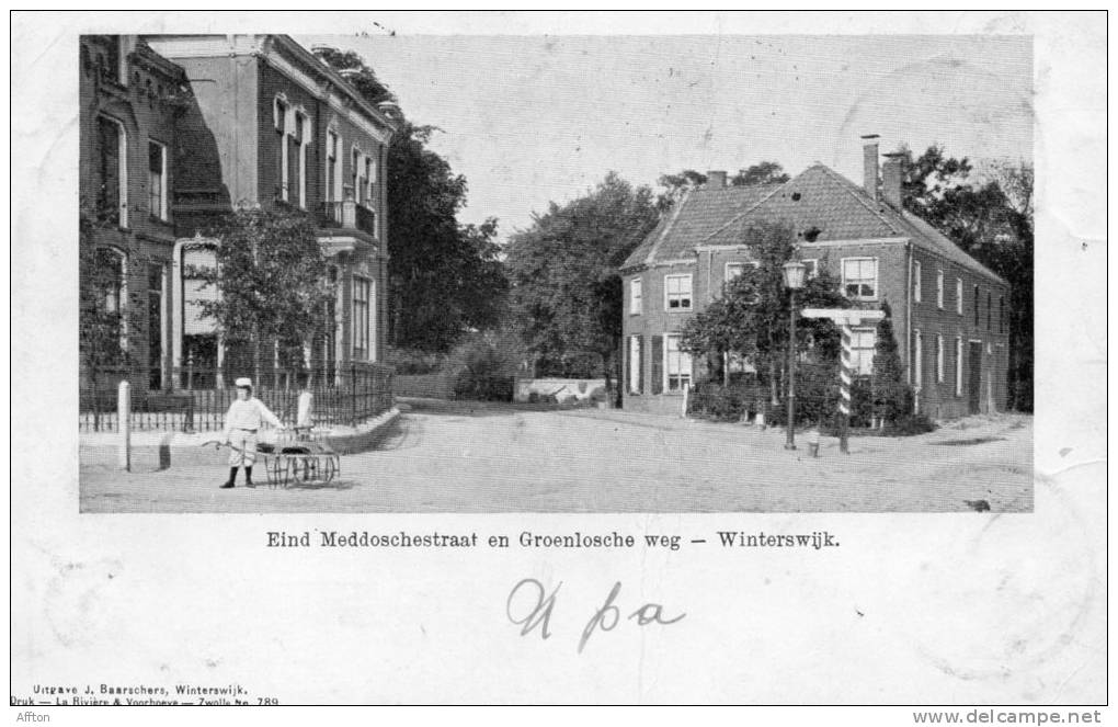 Winterswijk Eind Meddoschestraat En Groenlosche Weg 1900 Postcard - Winterswijk