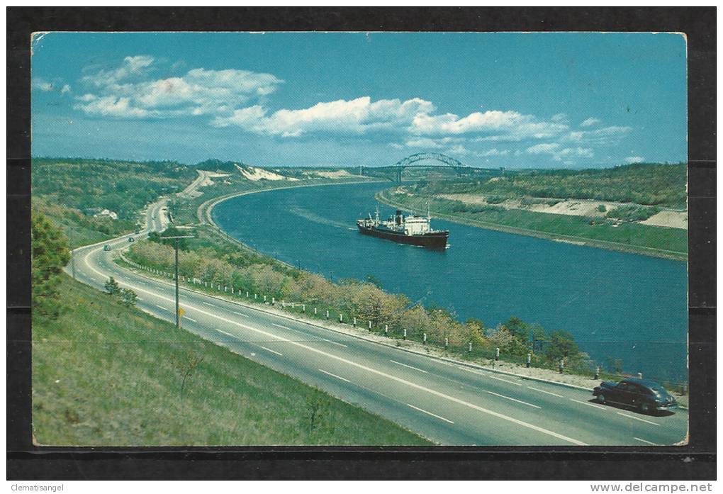 TOP!! CAPE COD CANAL SHOWING SAGAMORE BRIDGE **!! - Cape Cod