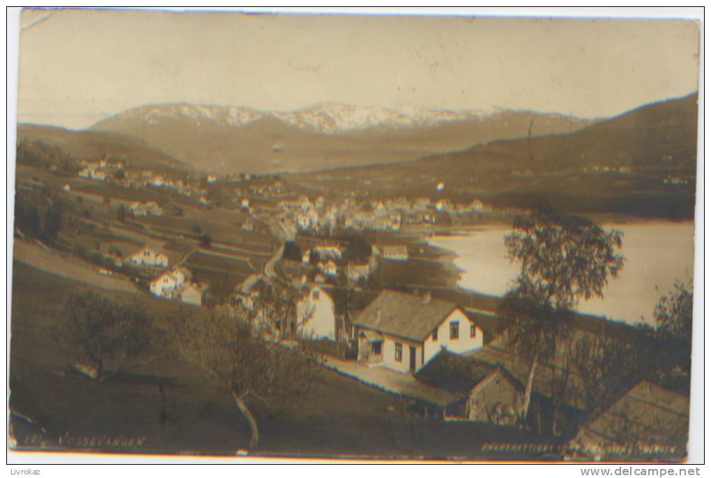 Norge, Norvège, Norway, Norwegen, Vossevangen, Hordaland, A Circulé En 1907 - Norvegia