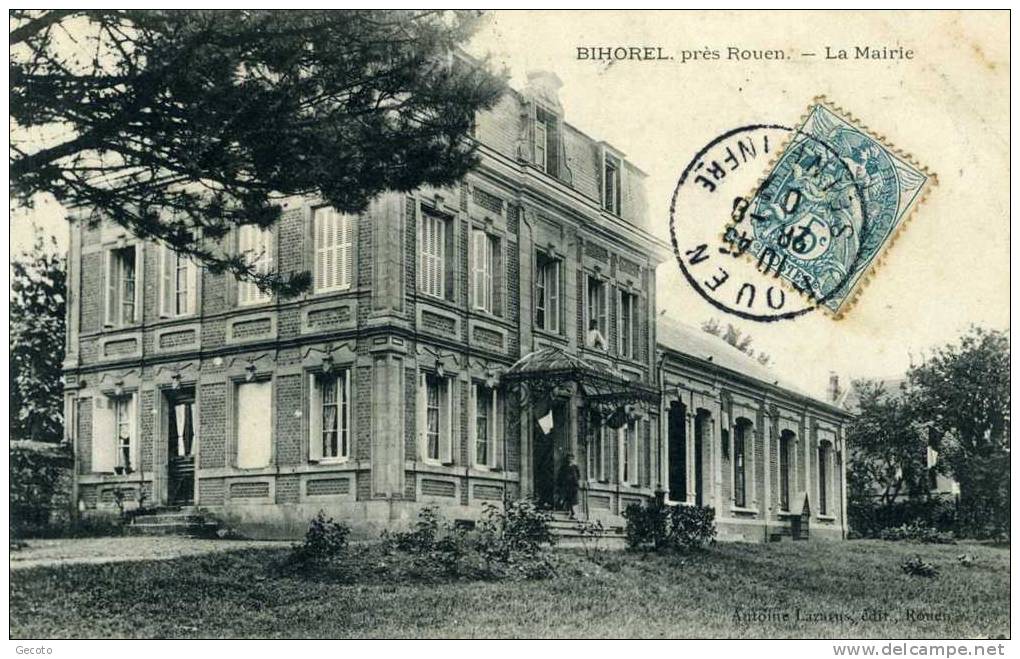 La Mairie En 1907 - Bihorel