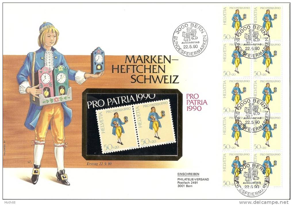 FDC Pro Patria Markenheftchen - Covers & Documents