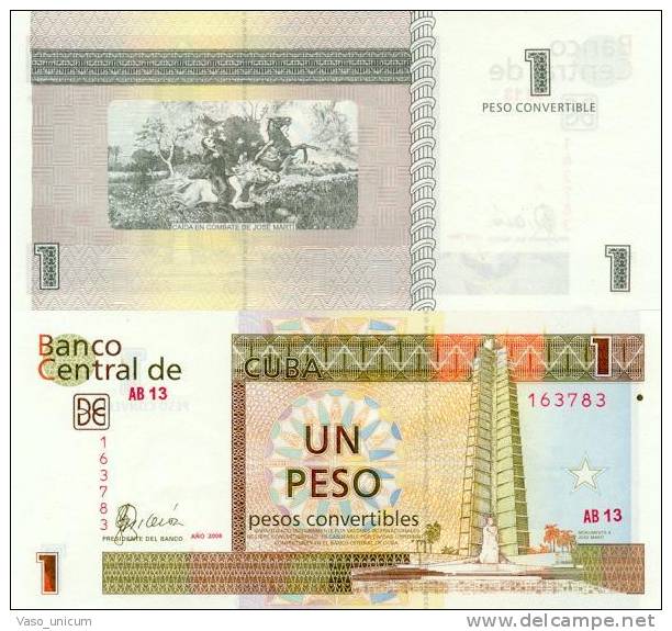 1 Note CUBA 1 Peso Conv. 2006   UNC - Cuba