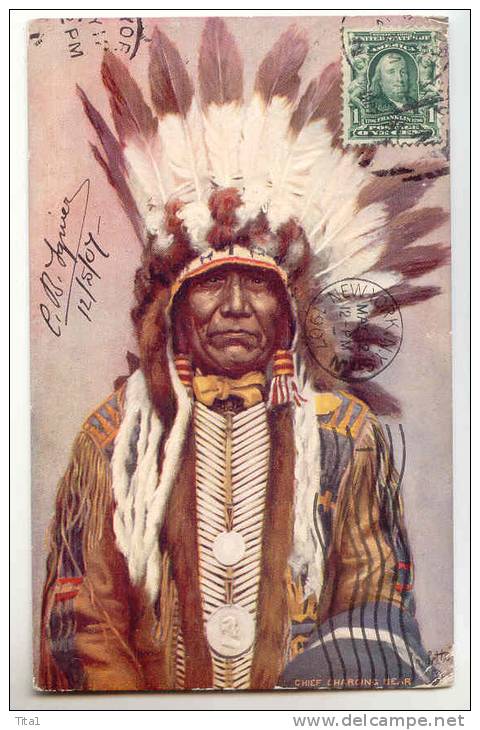 E 924- Chief Charging Bear   *Raphael Tuck - Postcard N° 2171* - Indiens D'Amérique Du Nord