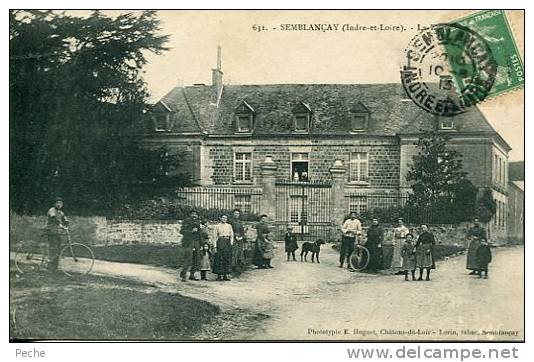 N°24038 -cpa Semblançay -la Barrière- - Semblançay