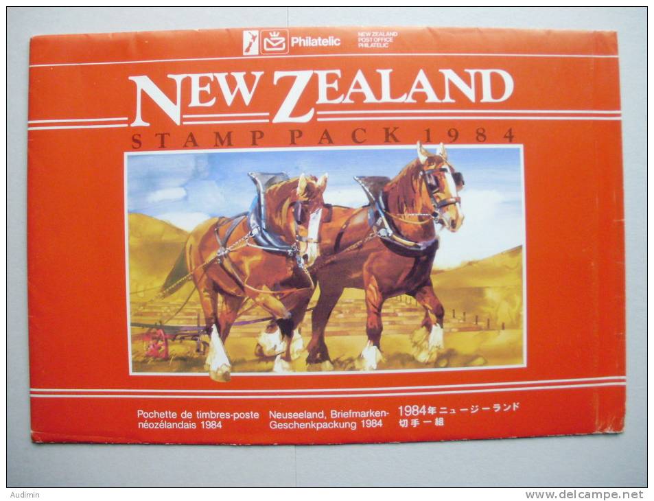 New Zealand Präsentation Pack Jahreszusammenstellung 1984 ++ MNH - Neufs