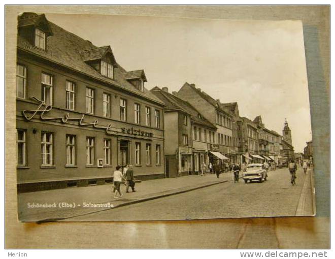 Schönebeck - Salzerstrasse Hotel Solzturm  - Automobile  Aut Car      D78962 - Schönebeck (Elbe)