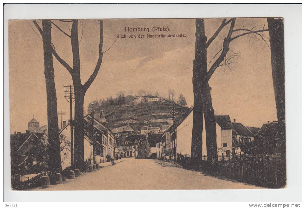 6650 HOMBURG / Saar, Blick Von Der Naarbrückerstrasse - Saarpfalz-Kreis