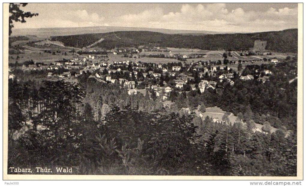 Tabarz - Ortsansicht 1952  L1 - Tabarz