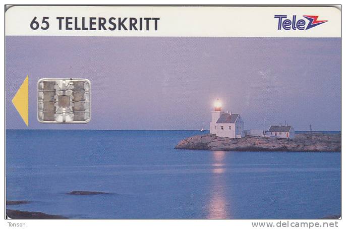 Norway, N025, Lyngor Fyr, Lighthouse, CN : C44144459, 2 Scans.  Cataloged : 50NOK - Norwegen