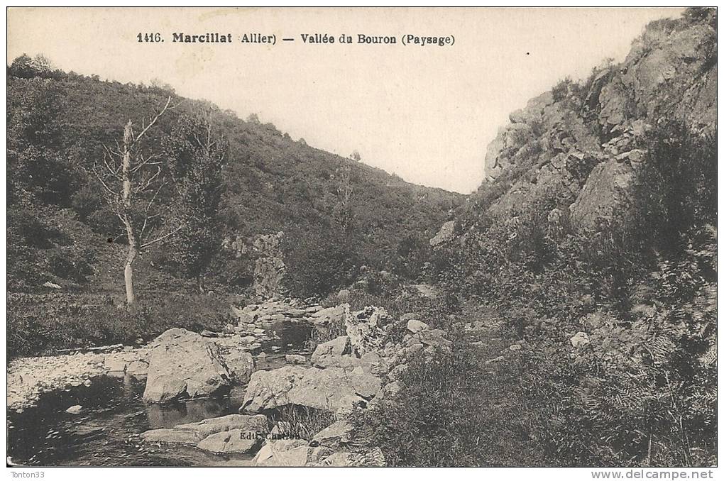 MARCILLAT  - 03 -  La Vallée Du Bouron    1032 - Autres & Non Classés