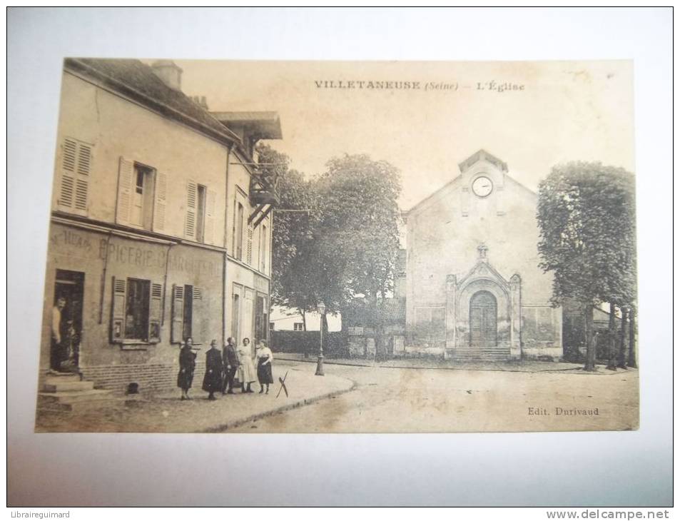 2jog -  CPA - VILLETANEUSE - L'église - [93] Seine Saint Denis - Villetaneuse