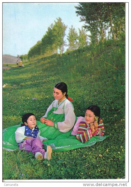 Corea Del Sud-a Landscape Of Korean Farm Village - Corée Du Sud