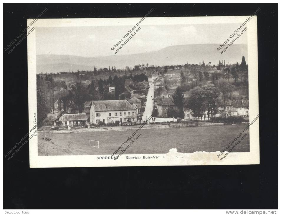 CORBELIN Isère 38 : Quartier Bois Vion Et Vue Générale ( Terrain De Foot Football Stade) - Corbelin