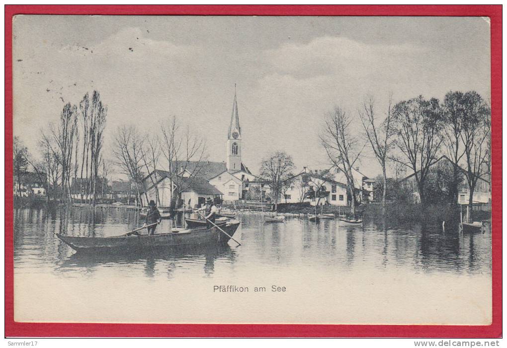 PFÄFFIKON AM SEE, LICHTDRUCK 1909 - Pfäffikon