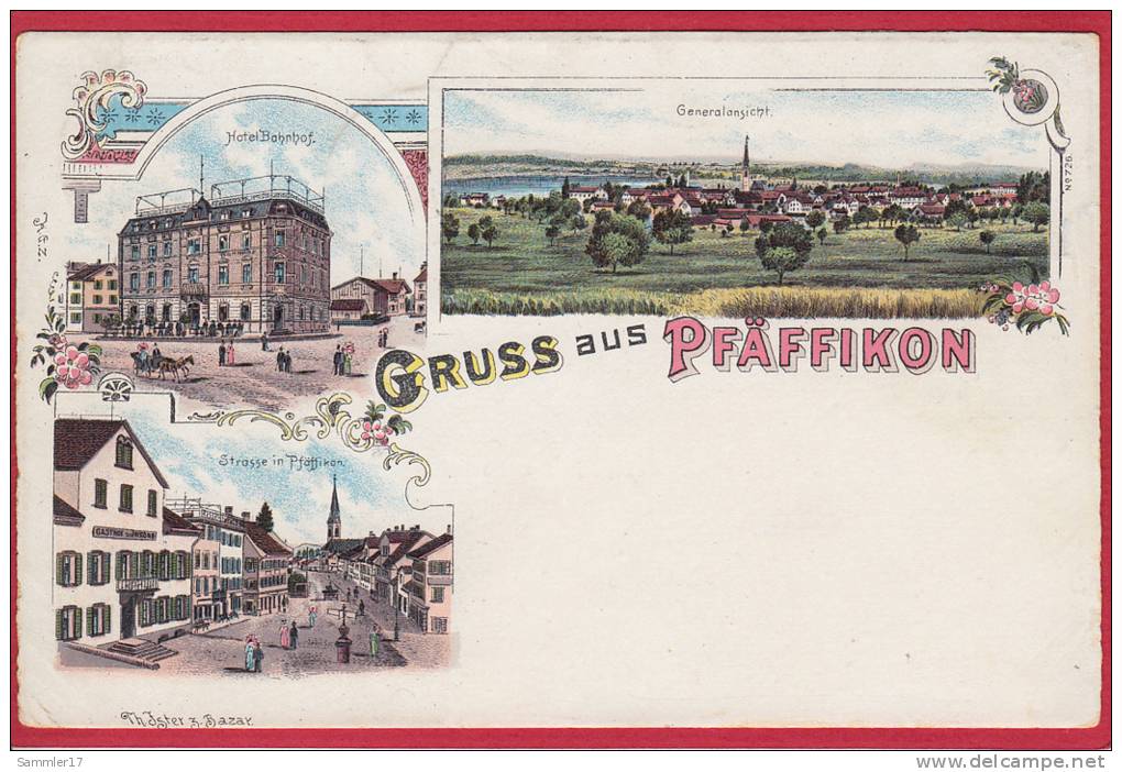 PFÄFFIKON LITHO 1901 - Pfäffikon