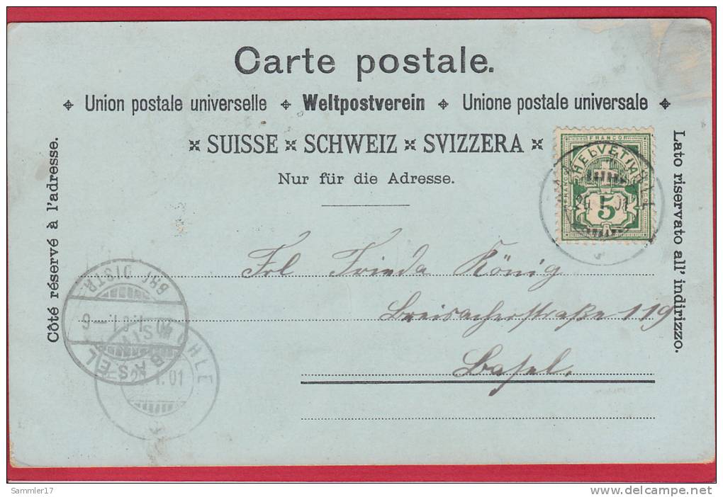 RÄMISMÜHLE-ZELL, LITHO 1901 - Zell