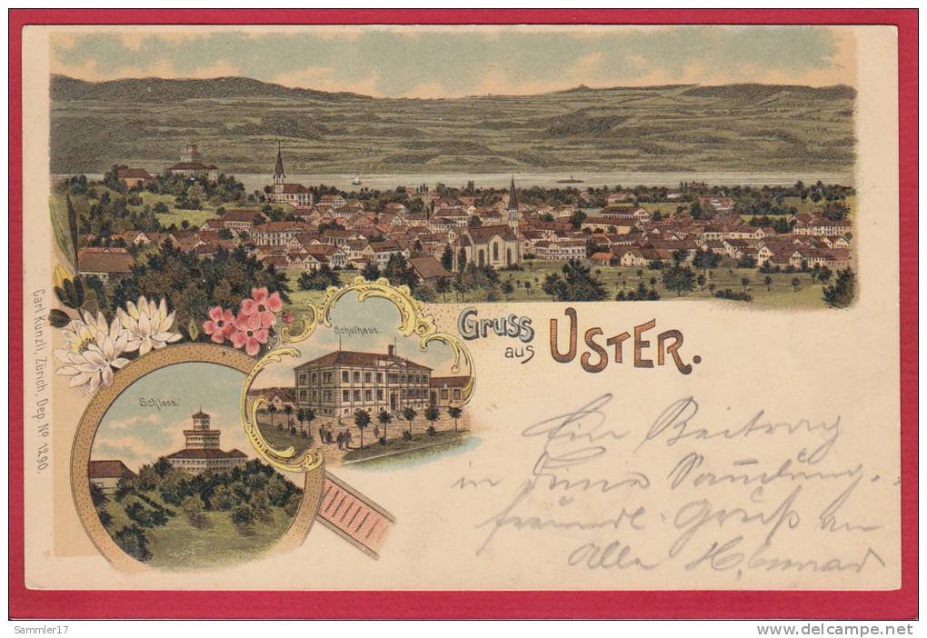 USTER, LITHO 1900 - Uster