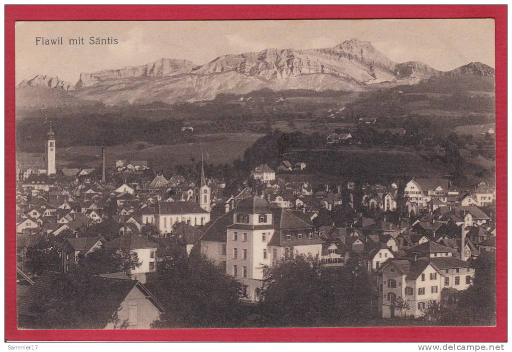 FLAWIL, GESAMTANSICHT 1926 - Flawil