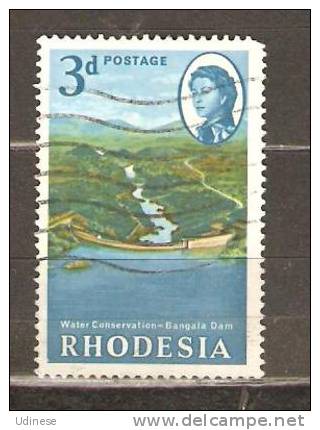 RHODESIA 1965 - WATER CONSERVATION 3  - USED OBLITERE GESTEMPELT USADO - Rhodésie (1964-1980)