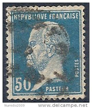 1923-26 FRANCIA USATO LOUIS PASTEUR 50 CENT - FR494-2 - 1922-26 Pasteur