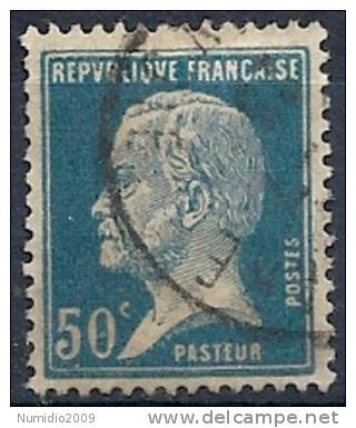 1923-26 FRANCIA USATO LOUIS PASTEUR 50 CENT - FR494-3 - 1922-26 Pasteur