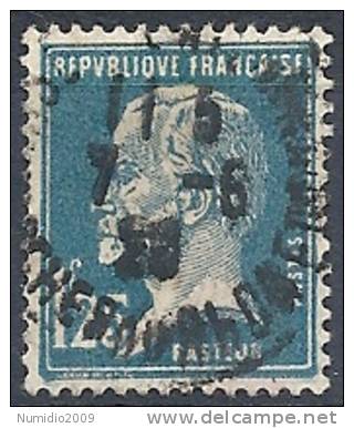 1923-26 FRANCIA USATO LOUIS PASTEUR 1,25 F - FR494-3 - 1922-26 Pasteur