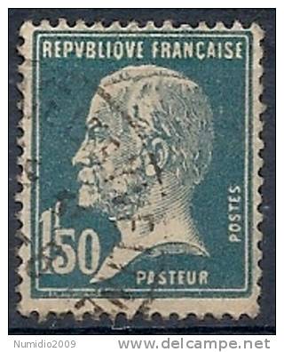 1923-26 FRANCIA USATO LOUIS PASTEUR 1,50 F - FR495-2 - 1922-26 Pasteur