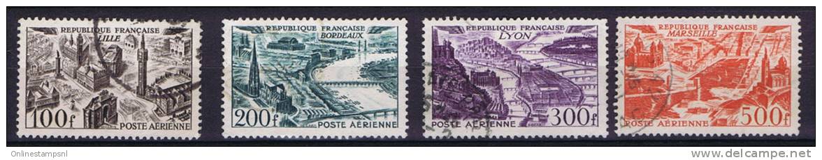 France Yv. A 24-27, Mi 857-860 , Oblitéré/cancelled - 1927-1959 Oblitérés