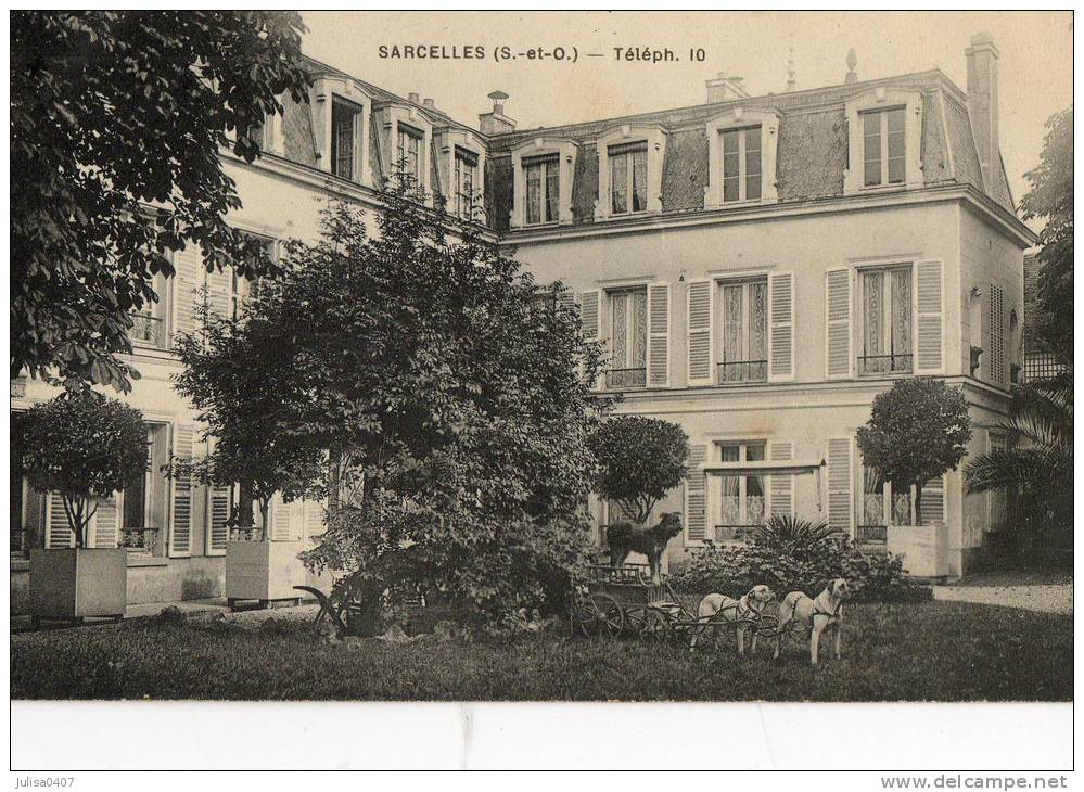 SARCELLES (95) Villa Demeure De Caractère Attelage De Chiens - Sarcelles