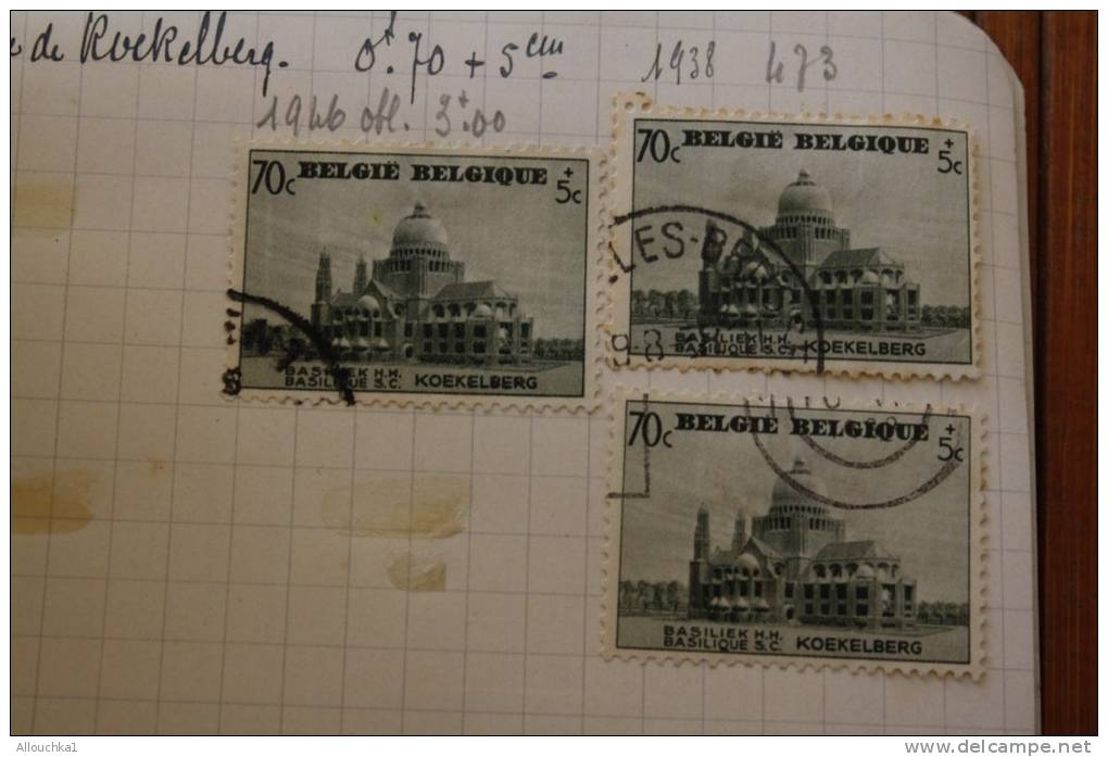 Belgique TIMBRES BELGES (.) Carnet De Circulation Entre 1937 &amp; 1946 (Cote 2006 Y/T) 36.10 &euro; Voir Photos - Lots & Kiloware (mixtures) - Max. 999 Stamps