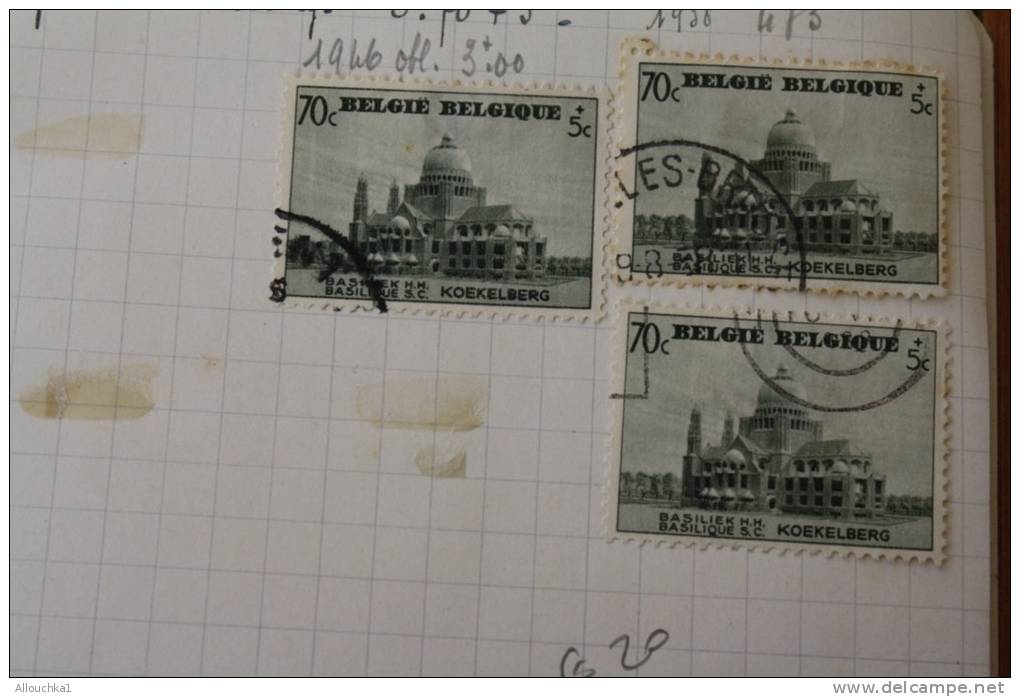 Belgique TIMBRES BELGES (.) Carnet De Circulation Entre 1937 &amp; 1946 (Cote 2006 Y/T) 36.10 &euro; Voir Photos - Vrac (max 999 Timbres)