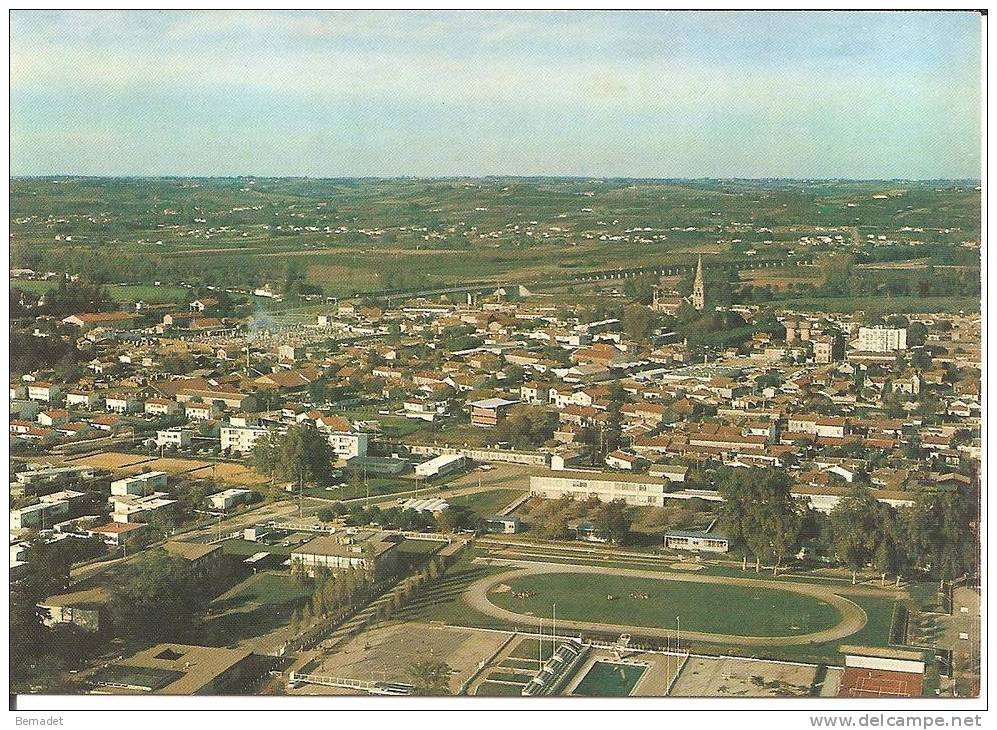 LANGON  .. VUE GENERALE AERIENNE - Langon