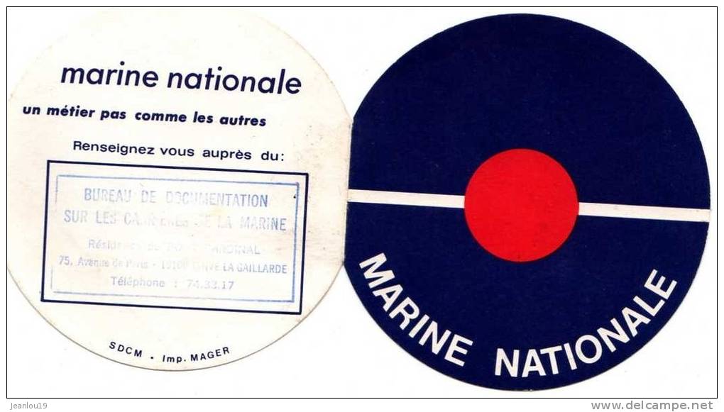 CALENDRIER    MARINE NATIONALE - Altri & Non Classificati