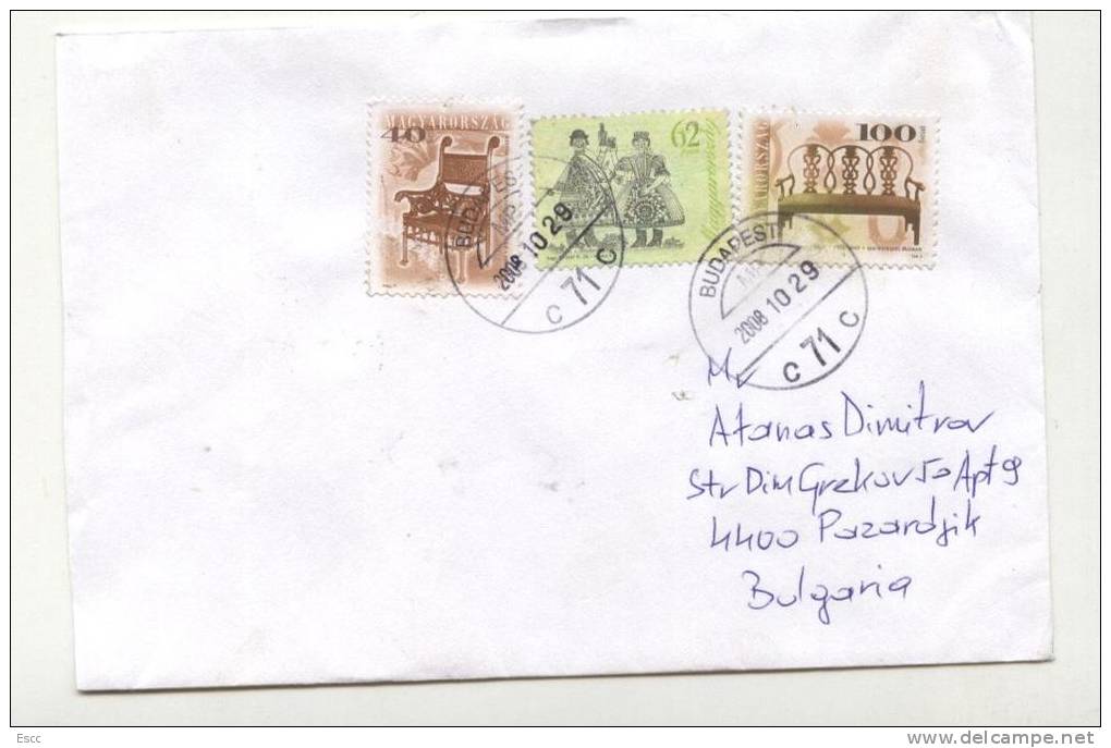 Mailed Cover (letter) With Stamps From Hungary - Lettres & Documents