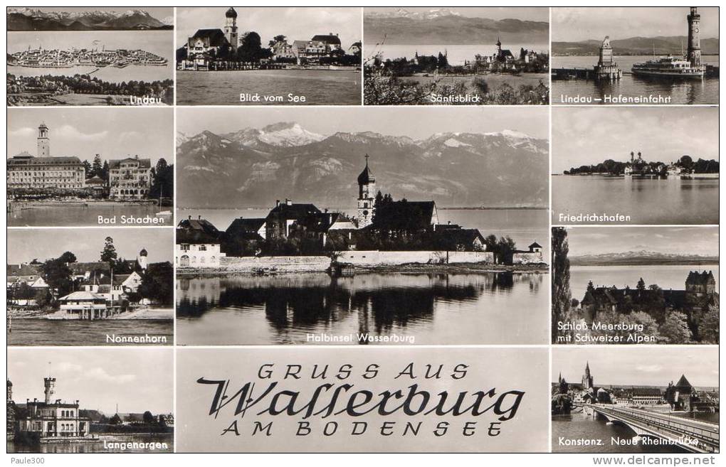 Wasserburg Am Bodensee - Mehrbildkarte   L1 - Wasserburg A. Bodensee