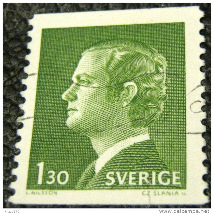 Sweden 1974 King Carl XVI Gustav 1.30kr - Used - Oblitérés