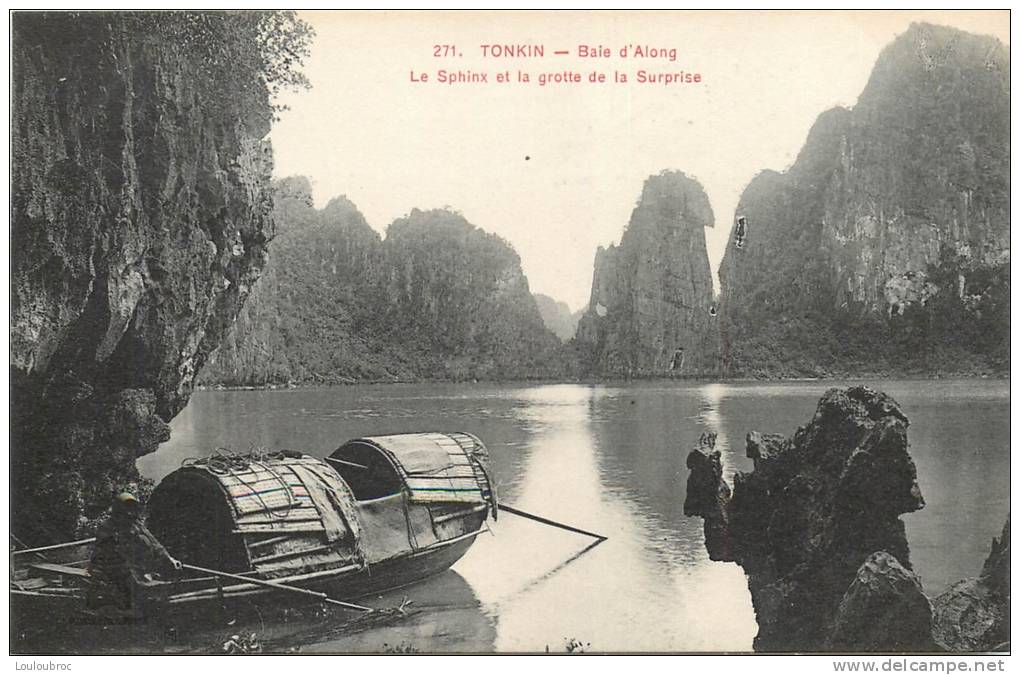 COCHINCHINE TONKIN BAIE D'ALONG  LE SPHINX ET LA GROTTE DE LA SURPRISE - Vietnam