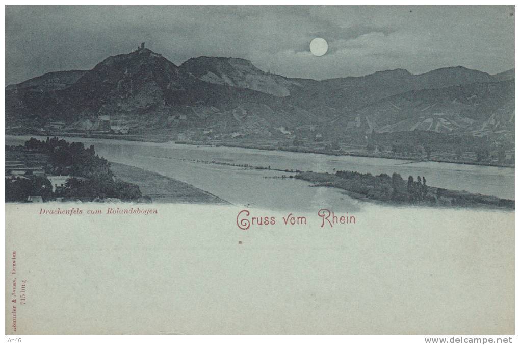 -GERMANIA-  GRUSS VOM RHEIN BELLA FOTO D'EPOCA ORIGINALE 100% - Rhein-Hunsrueck-Kreis