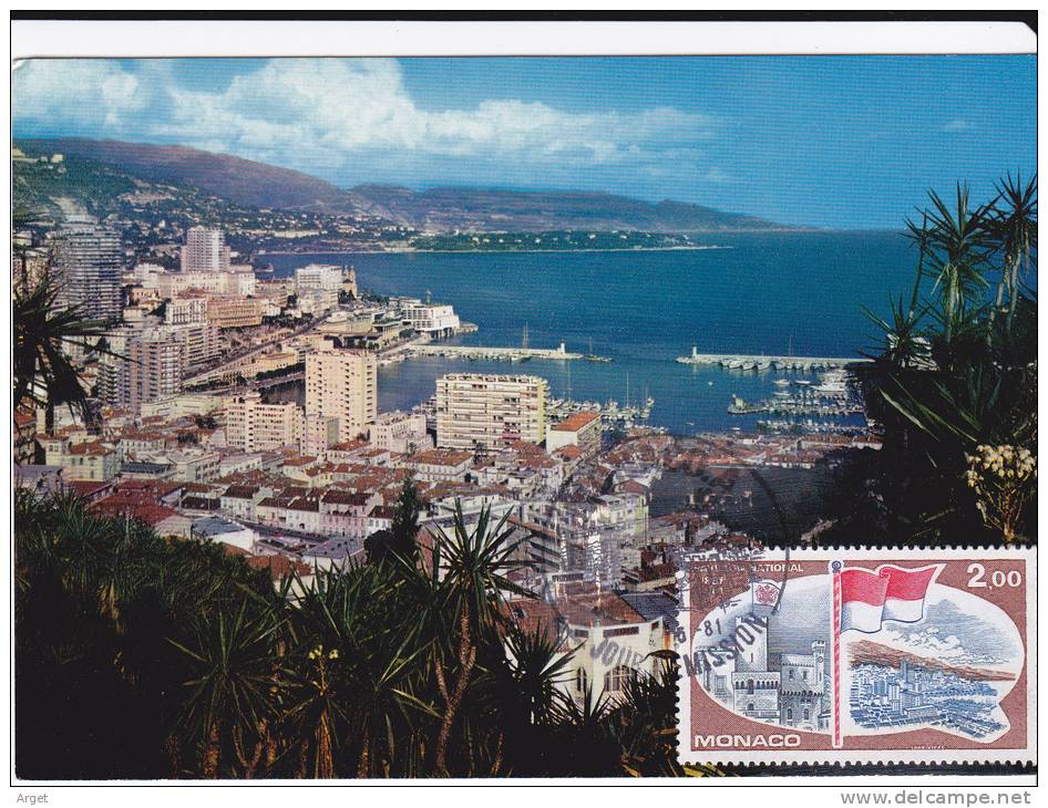 Carte Maximum MONACO N°Yvert  1277 (VUE GENERALE) Obl Sp Ill 1er Jour - Maximumkaarten