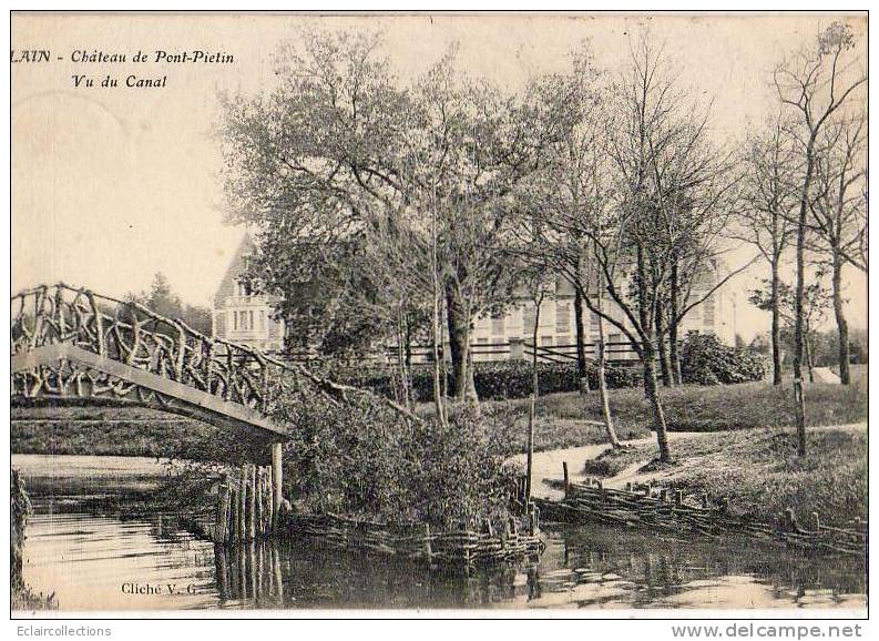 Blain   Chateau De Pont Pietin   Le Canal - Blain