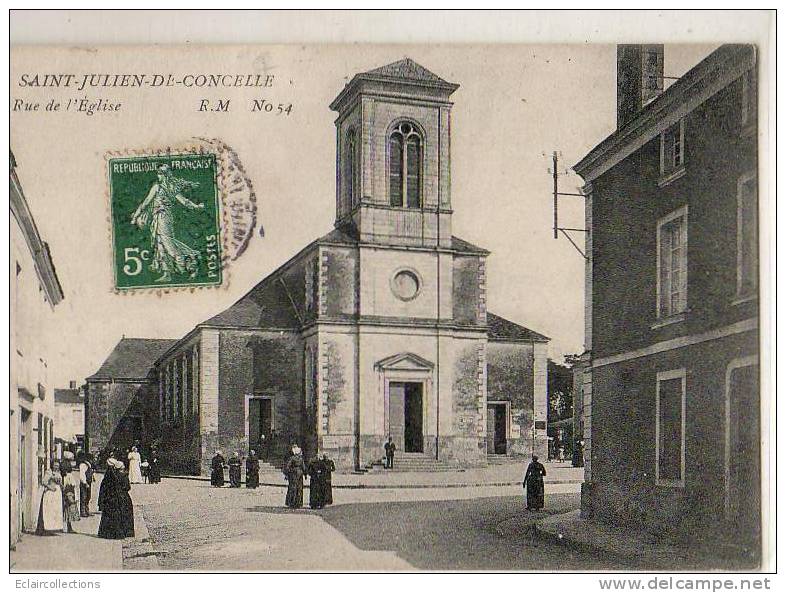 St Julien De Concelle           Rue De L'Eglise - Andere & Zonder Classificatie