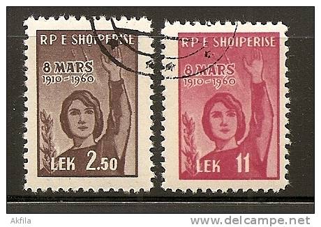 Albania 1960 Women's Day, Used (o) - Albanie