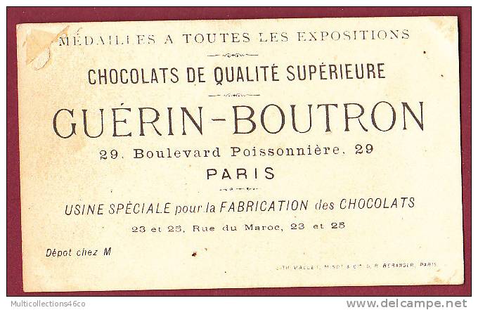 CHROMO - 220912 - CHOCOLAT GUERIN BOUTRON - La Chasse Aux Papillons - Guérin-Boutron