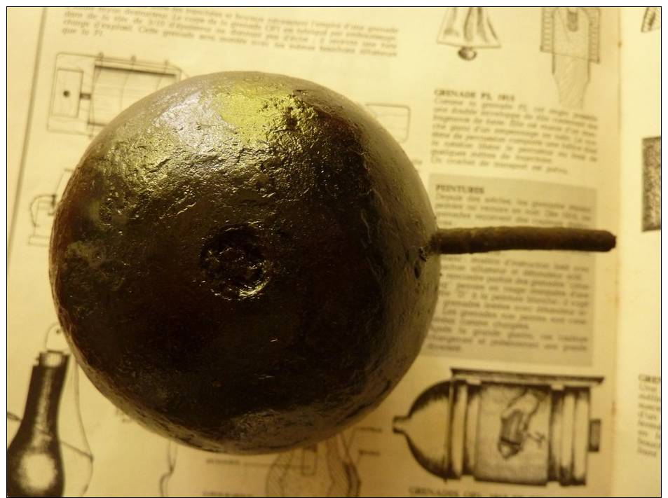 Grenade éclairante 1er Modèle 1914 Ww1 Neutra ! - 1914-18