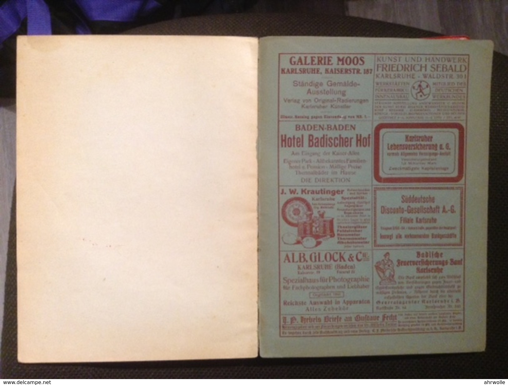 Heimatblätter Vom Bodensee Zum Main Badisches Kinderleben 1921 - Sonstige & Ohne Zuordnung