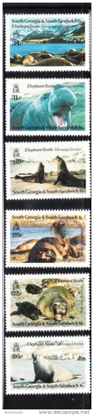 South Georgia 1991 Elephant Seal MNH - South Georgia