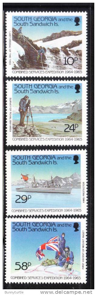 South Georgia 1989 Combined Services Expedition MNH - Géorgie Du Sud