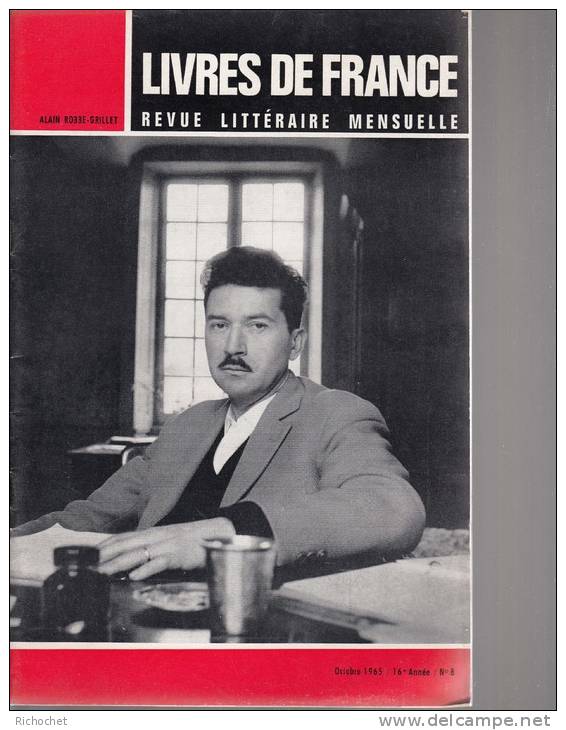 Livres De France - Revue Littéraire Mensuelle - N° 8 - Octobre 1965 - Altri & Non Classificati