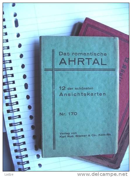 Duitsland Deutschland Allemagne Germany Ahrtal Zb Bad Neuenahr   Album Map Carnet Mit 12 Ansichtskarten Alt - Bad Neuenahr-Ahrweiler