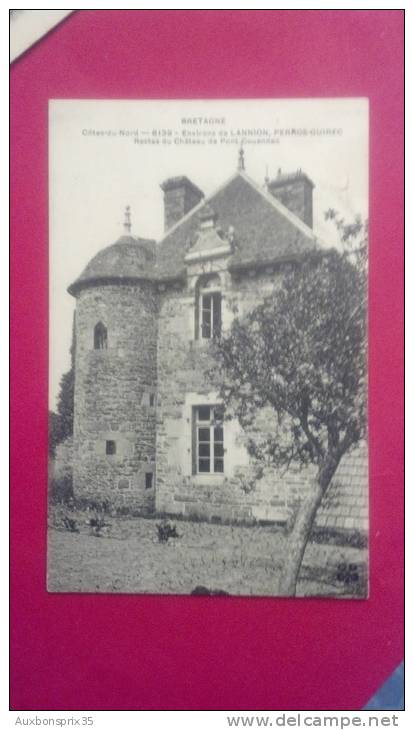 CPA - CARTE POSTALE - 22 - PERROS GUIREC - RESTES DU CHÂTEAU DE PONT COUENNEC - Perros-Guirec